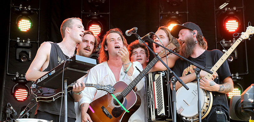Audience at a Judah & The Lion concert